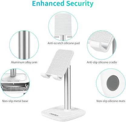 Choetech Smartphone & Tablet Adjustable Stand, White