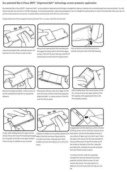 Power Support Screen Protector Film for iPhone 15 Series (2023)