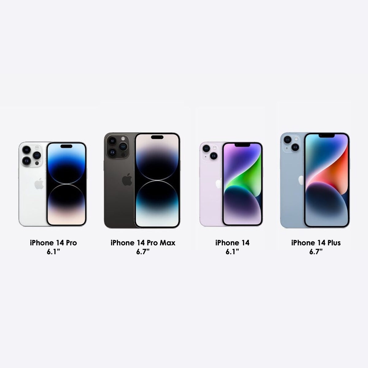 Power Support Screen Protector Film for iPhone 14 Pro, 14 Pro Max / iPhone 14, 14 Plus